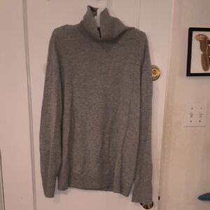 Everlane | Women's Gray Turtleneck 100% Cashmere Sweater